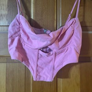 hot pink princess polly top